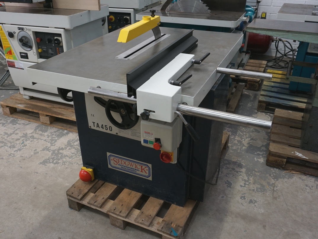 Used Sedgwick TA450 Saw Bench | MJM Woodworking Machinery